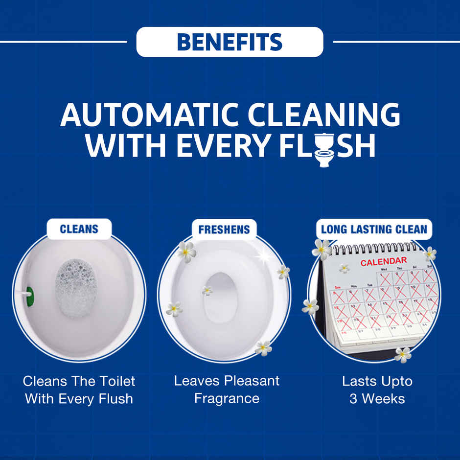 Harpic Jasmine Toilet Rim Blocks