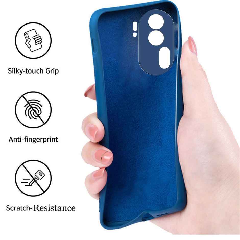 Artistque Case for Oppo Reno 11 Pro 5g Back Cover - Plain Liquid Silicone Cover