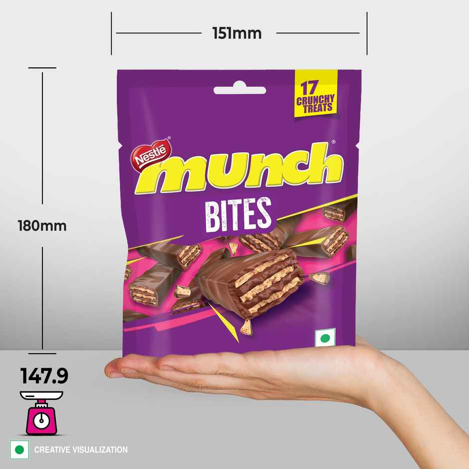 Nestle Munch Choco Coated Wafer Bar | Sharebag