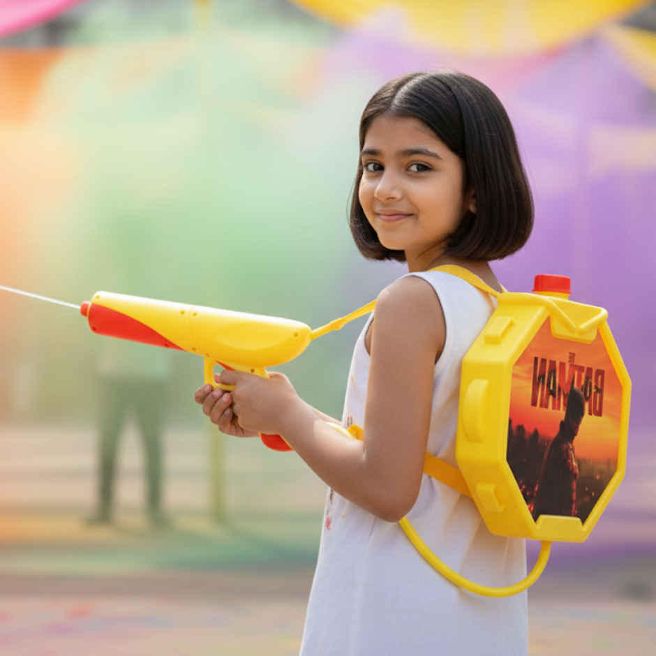 Batman Holi Water Tank Pichkari | 2.25 L | Tomuncle