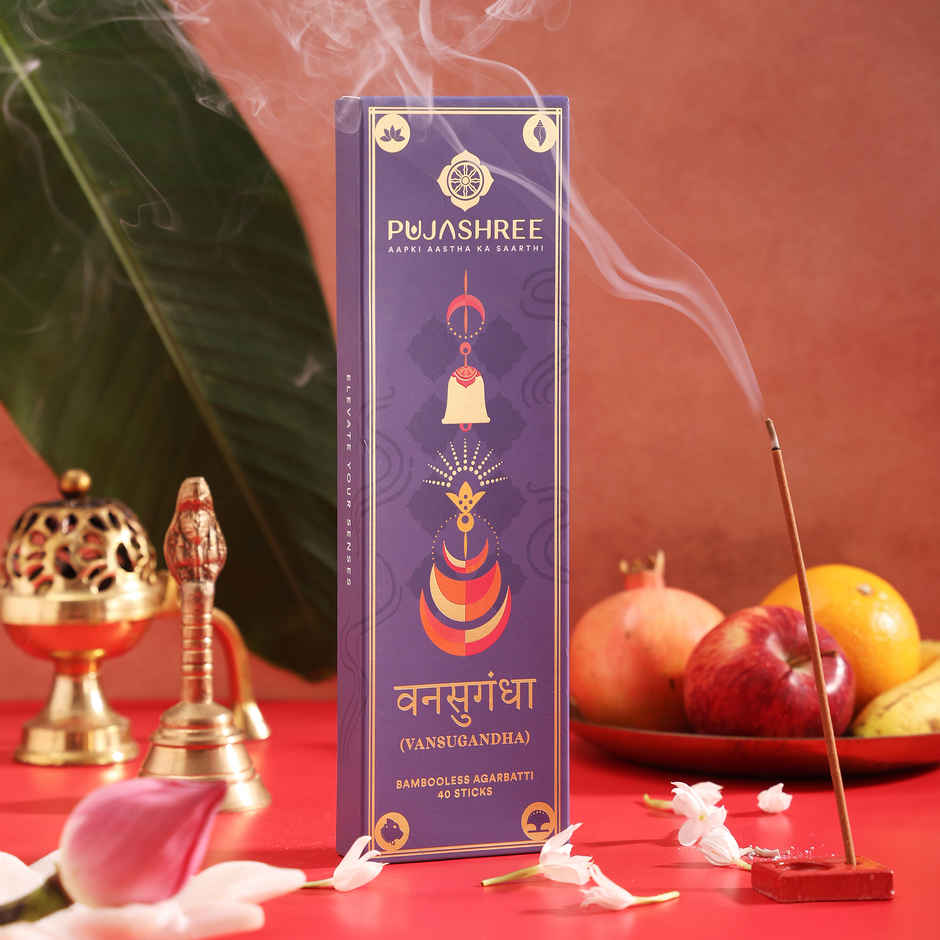 Pujashree Bambooless Agarbatti Vansugandha | 8 Inches