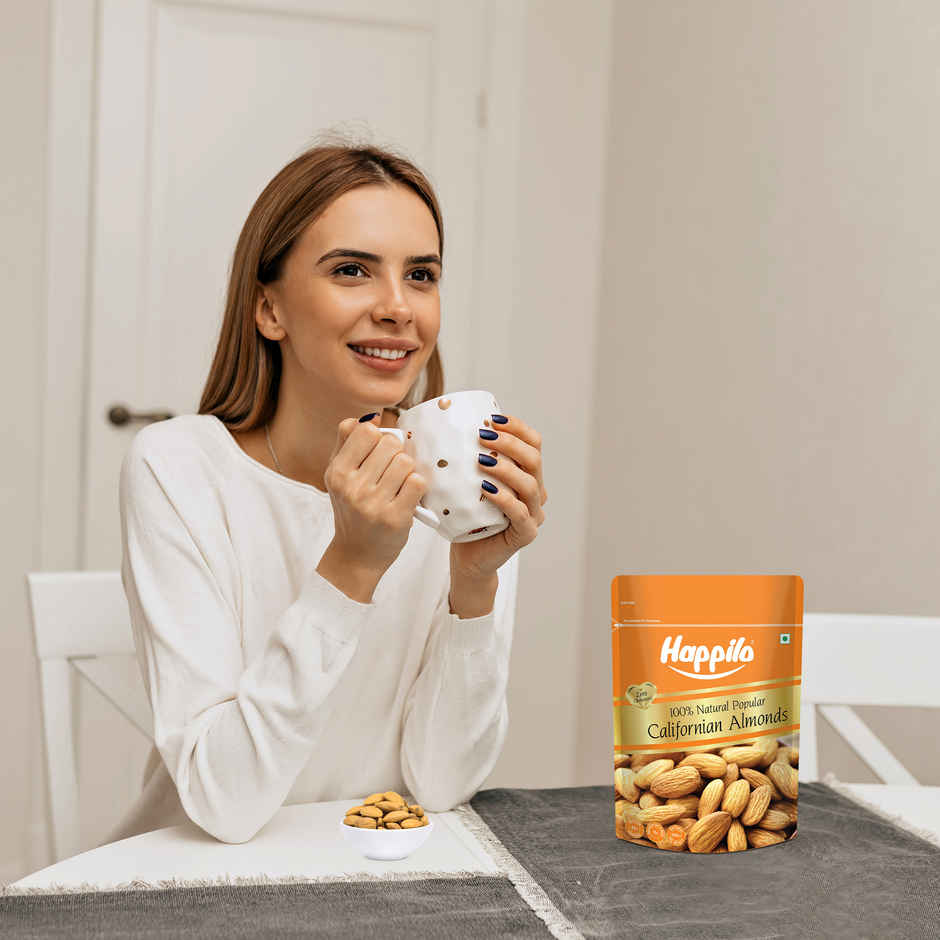 Happilo Popular California Almonds|Badam Giri|Dry Fruits