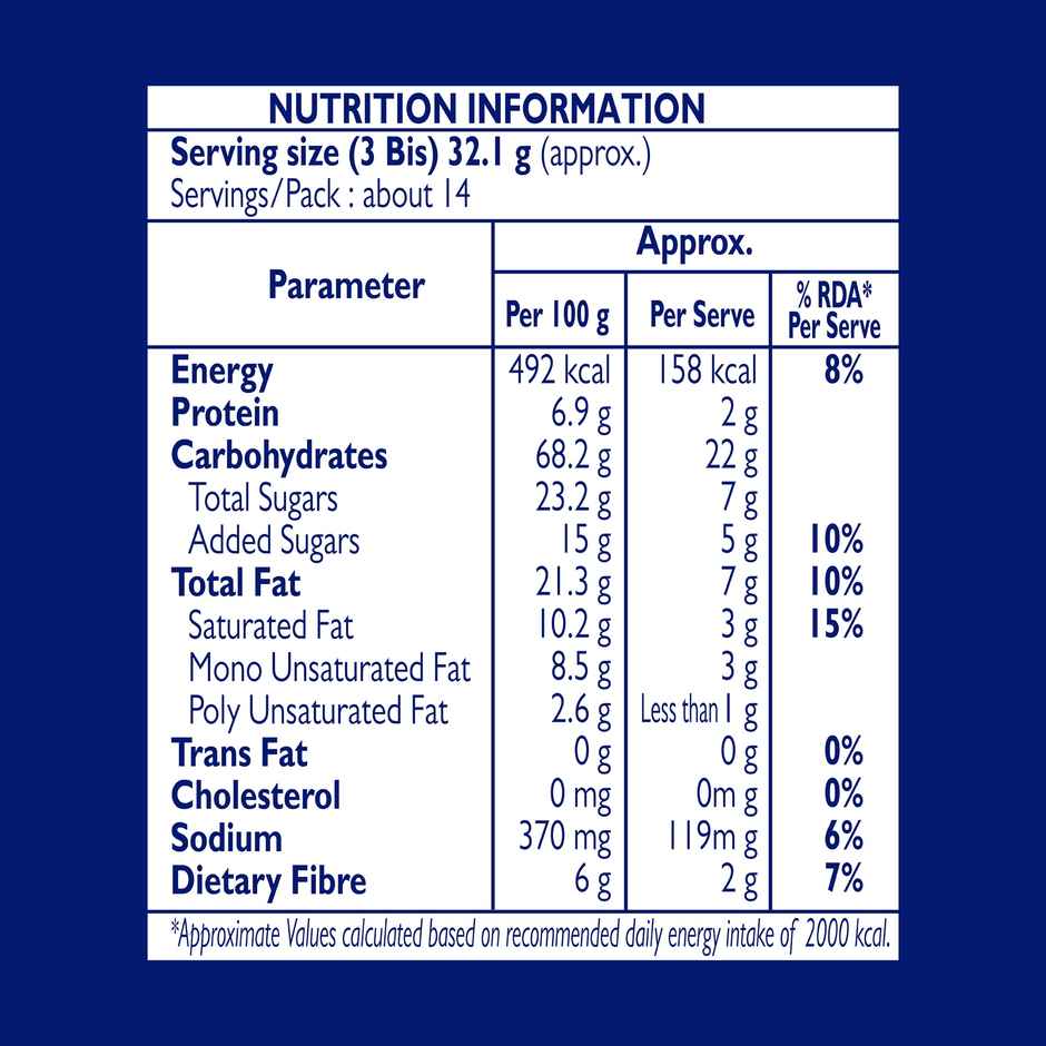 McVitie's Hobnobs Crunchy Chocochip Cookies | 0% Maida - 36% Oats