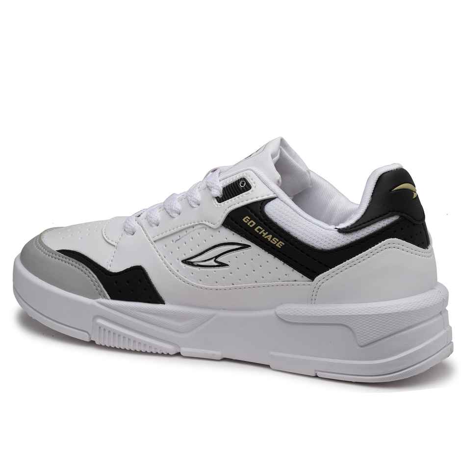 Asian Men s Mexico-01 White Black Grey Sneakers | UK-6