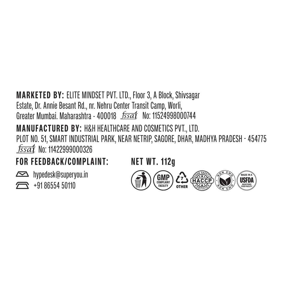 SuperYou Pro Micronised Creatine Monohydrate Kick | 33 Servings | Orange