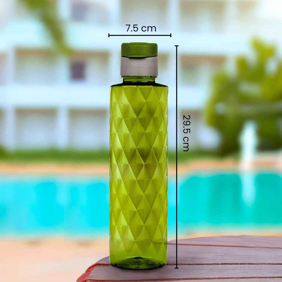 Flair Forever Pet Bottle With Fliptop Cap | Blue & Green | 1 L
