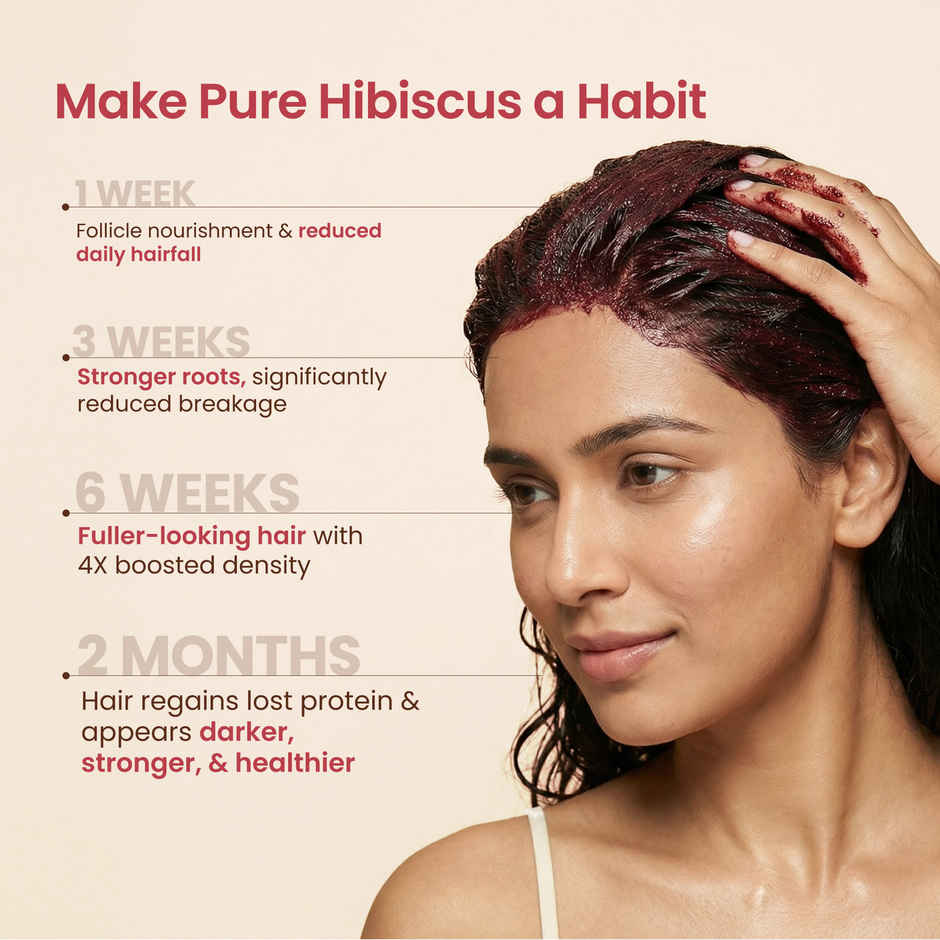 Nat Habit Natural Hibiscus Powder for Hair and Skin Care