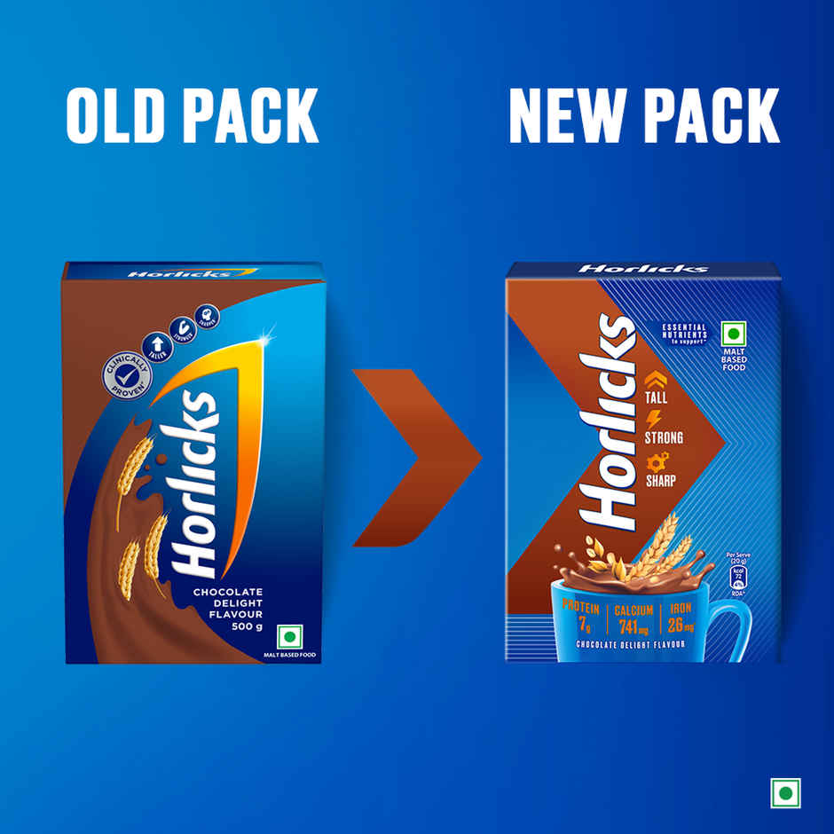 Horlicks Chocolate Nutrition Drink, Refill