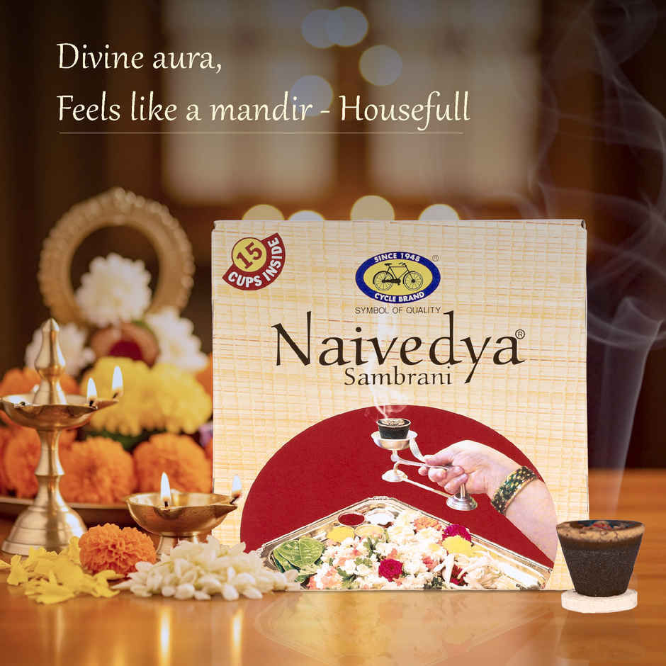 Naivedya Cup Sambrani | 15 Cups | Cycle