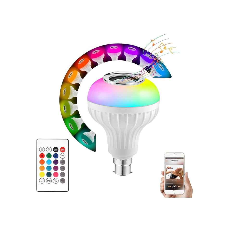 Desidiya Color Changing 5 W Led Bulb (With Bluetooth Speakers) | E27 Base Holder