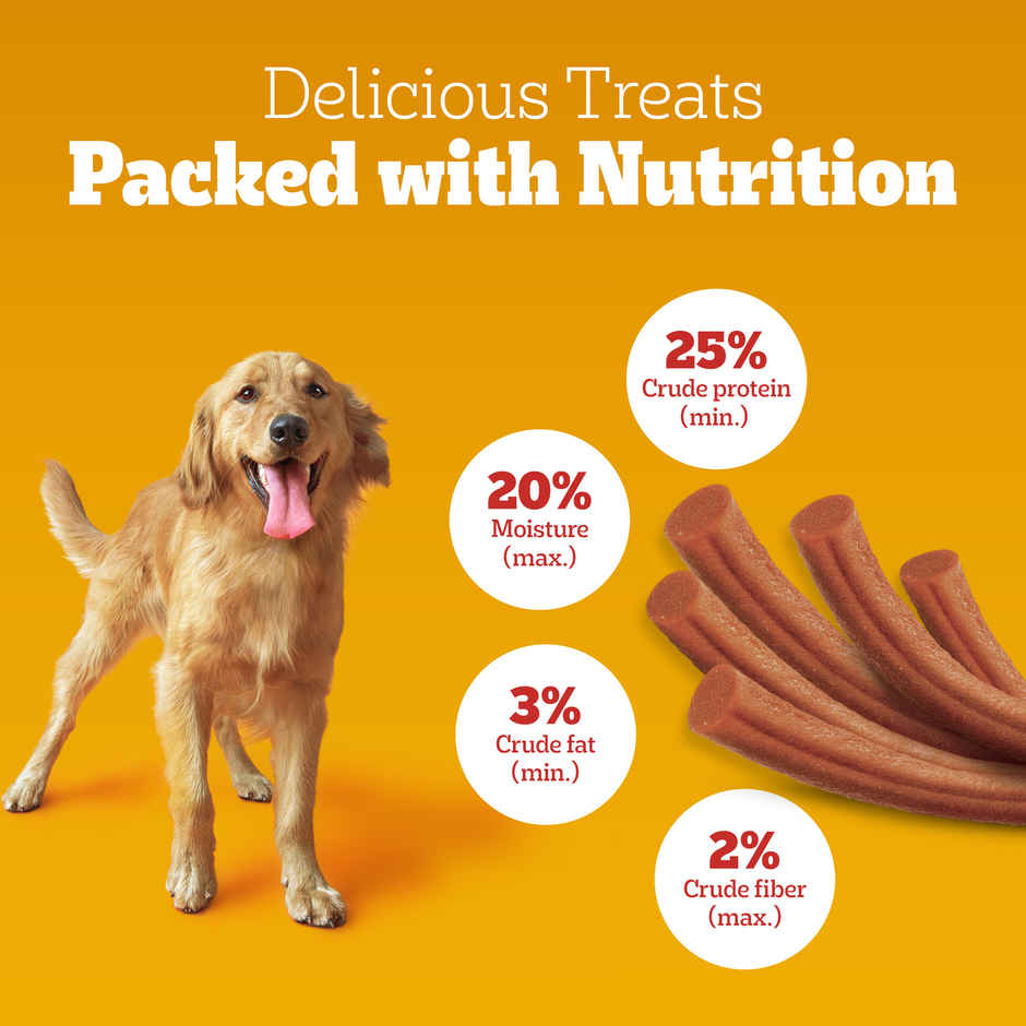 Pedigree Schmackos Stix Adult Dog Treat Grilled Liver Flavour