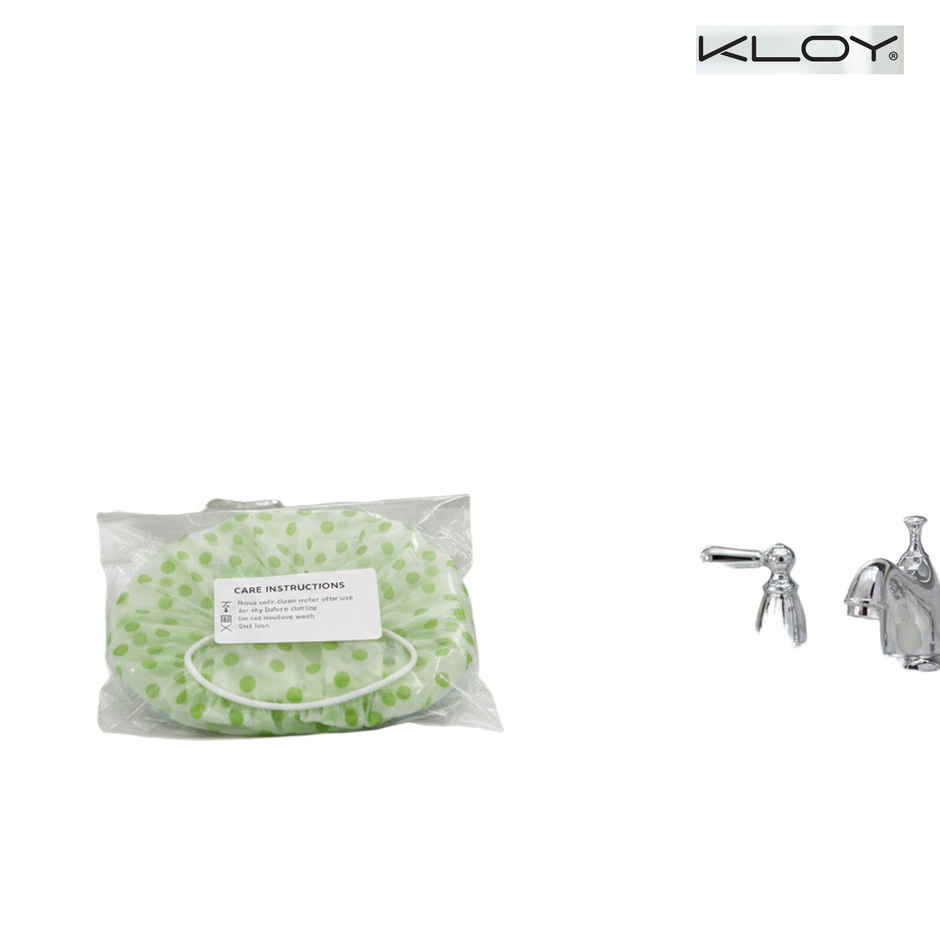 Kloy Waterproof Shower Cap | Reusable Hair Protection Cap | Multicolour
