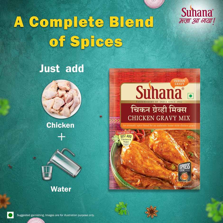 Suhana Chicken Gravy Spice Mix Pouch