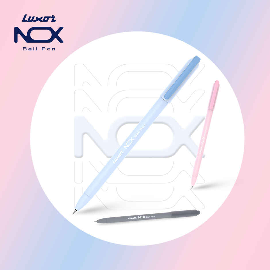 Luxor NOX Ball Pens | 0.7mm Tip | Assorted | Everyday Writing Set
