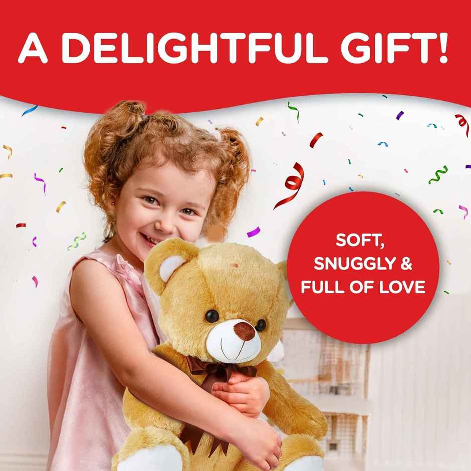 Michelle's Teddy Brown Fur | 20 cm Plush Soft Toy for Kids and Adult | Perfect For Gifting
