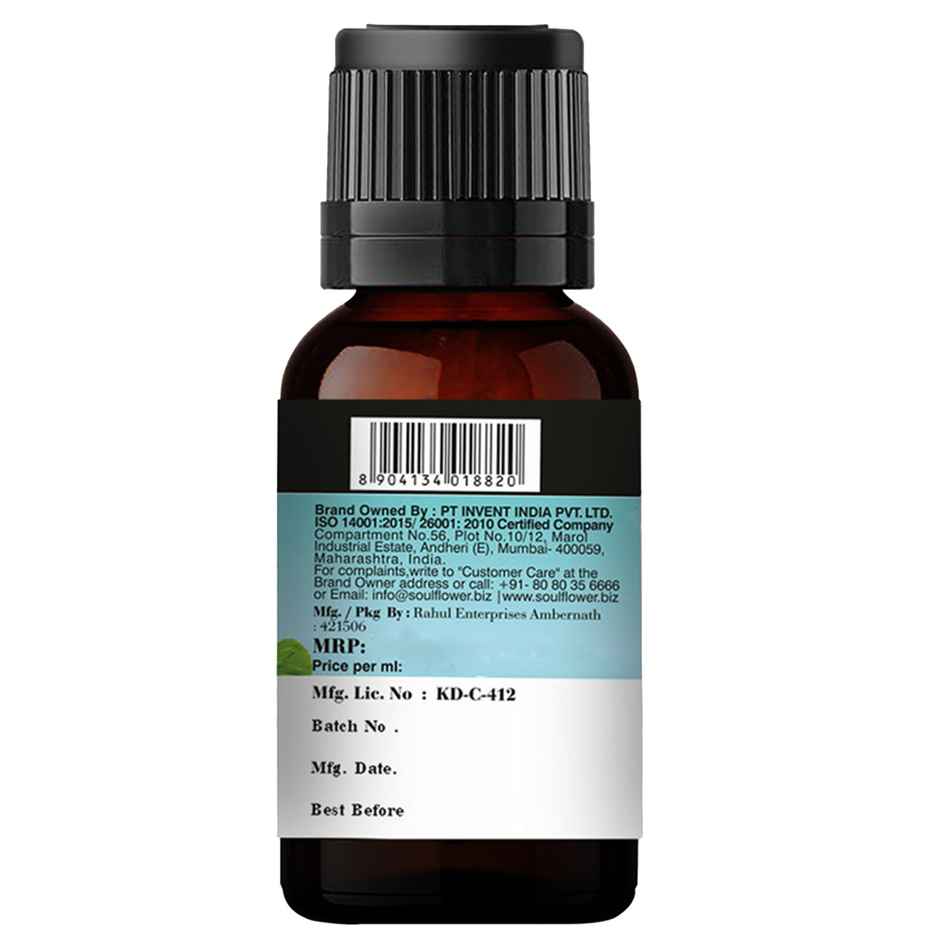 Soulflower Tea Tree Essential Oil For Dandruff Control