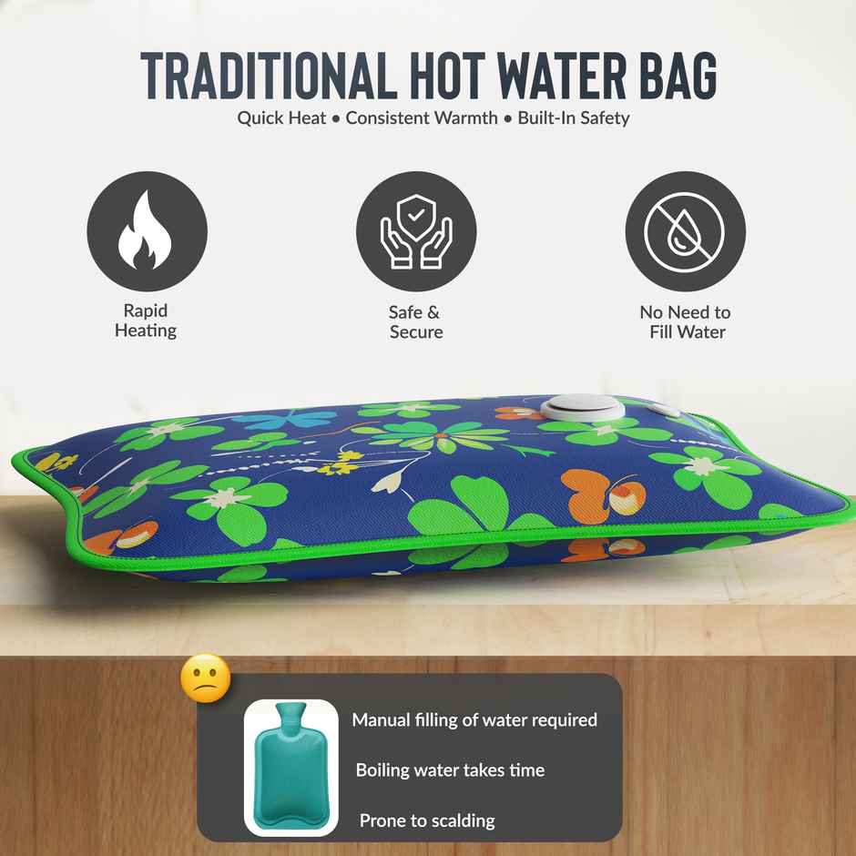 Aroma HGB1 Heating Warm Gel Bag For Backpain,Cramps, Bedwarmers, Joint Pain Relief Design May Vary