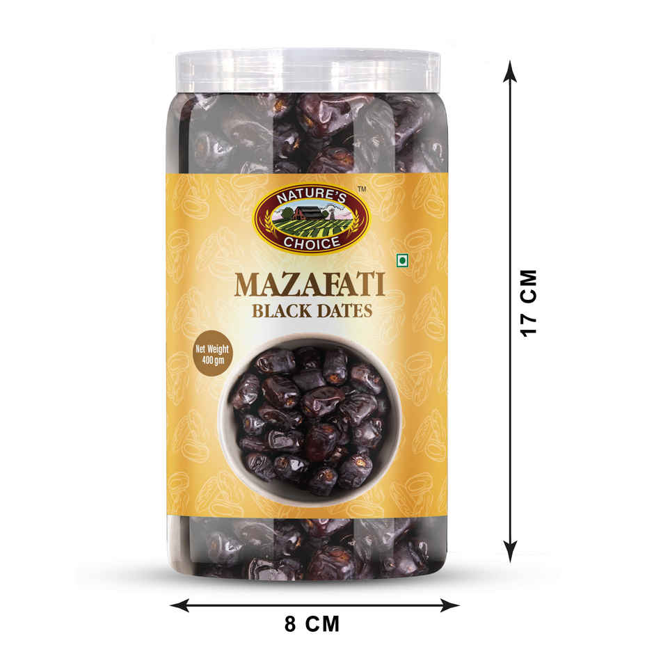 Nature's Choice Mazafati Black Dates Jar