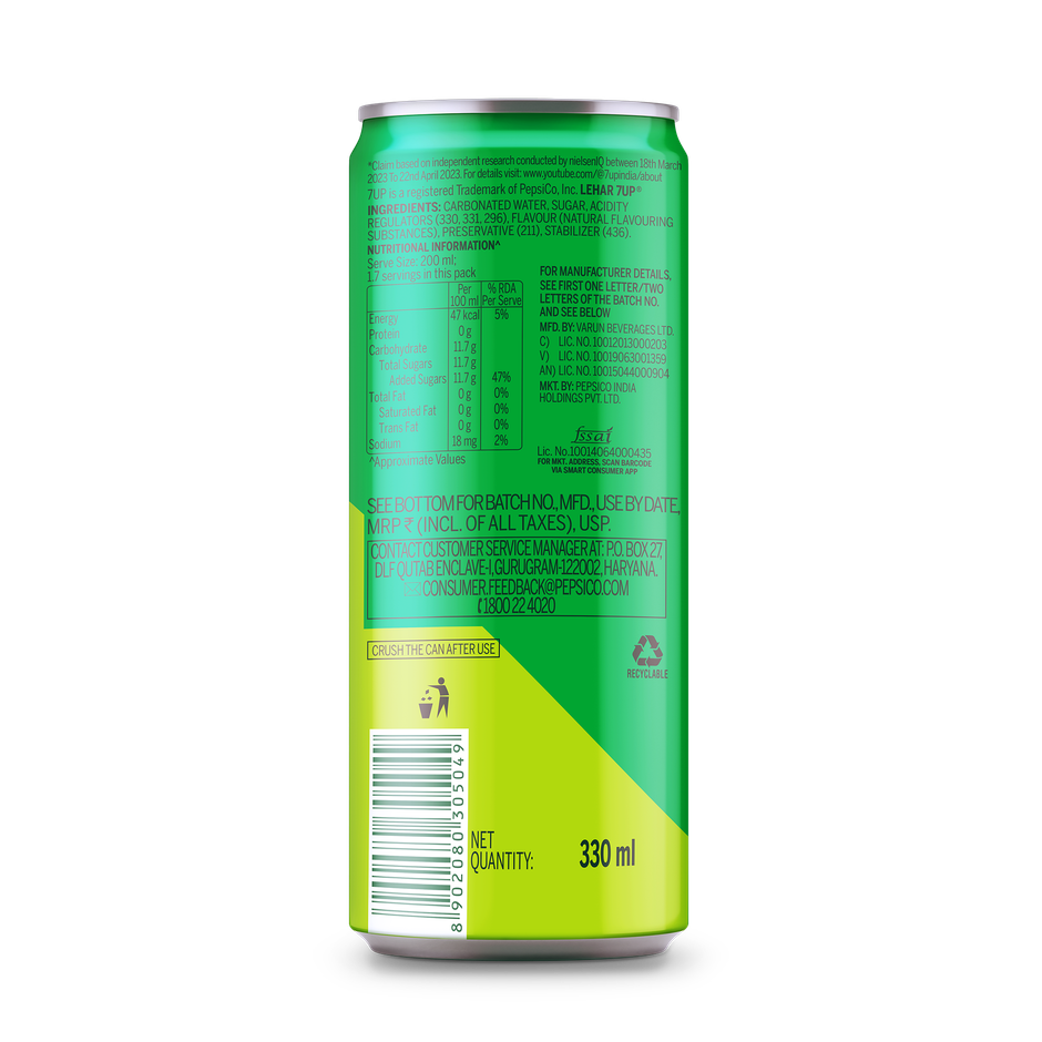 7 Up Lemon and Lime Soft Drink