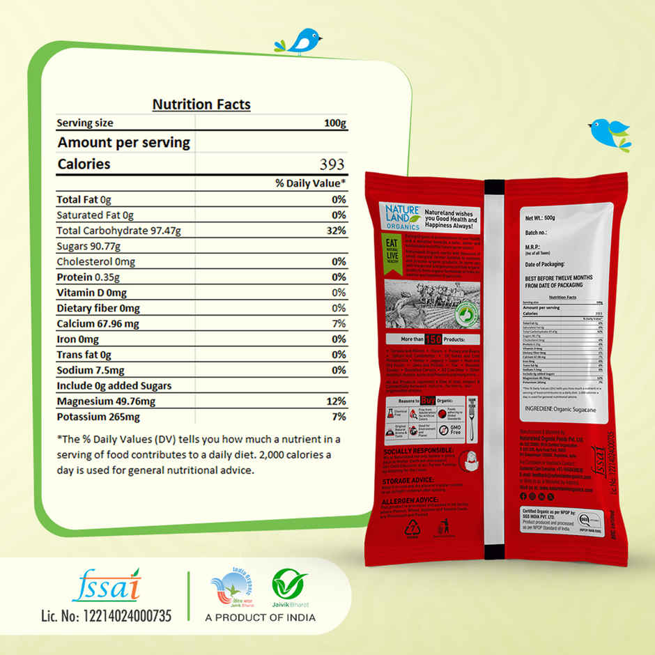 Natureland Organics Brown Sugar