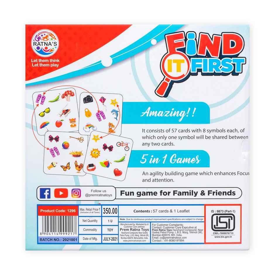 Ratna's Find It First Premium