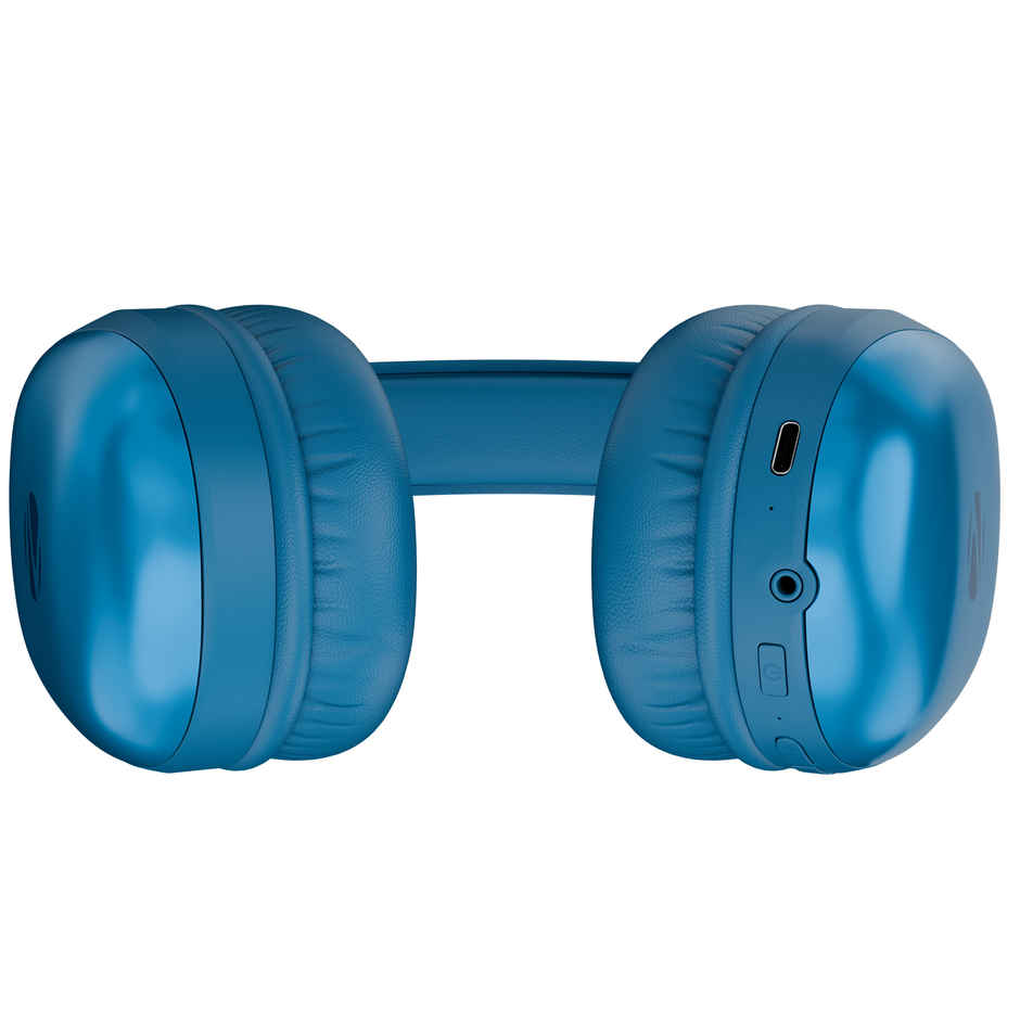 Zebronics Thunder Pro BT Headphone, Gaming Mode, ENC, Call Function, Aux, 60h (Blue)