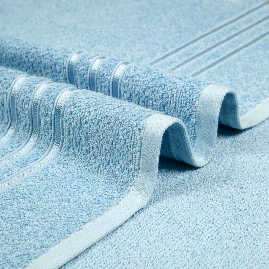 Mytrident Cotton Bath Towel | 400 GSM | Towels for Bath - Cool Blue
