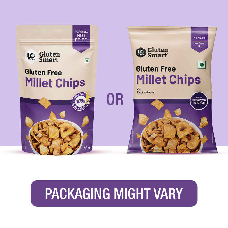 Lo Foods Gluten Free Millet Ragi Chips | No Palm Oil