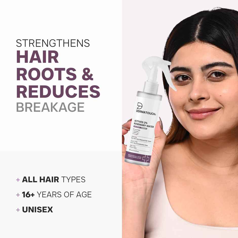 Dermatouch Rosemary Water Spray For Hair Growth Advance 2% Actives Rosemary Redensyl