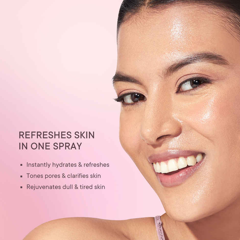 Quench Brightening Korean Face Mist with Cherry Blossom & Pearl Extracts Instantly Hydrates & Brightens