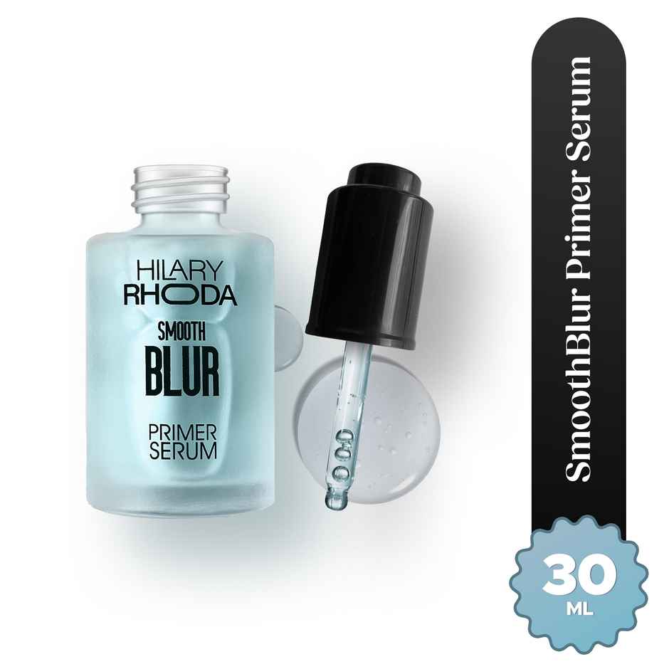 Hilary Rhoda Smooth Blur Primer Serum | Pore Minimising Serum for Face | Blueberry - Shade 02