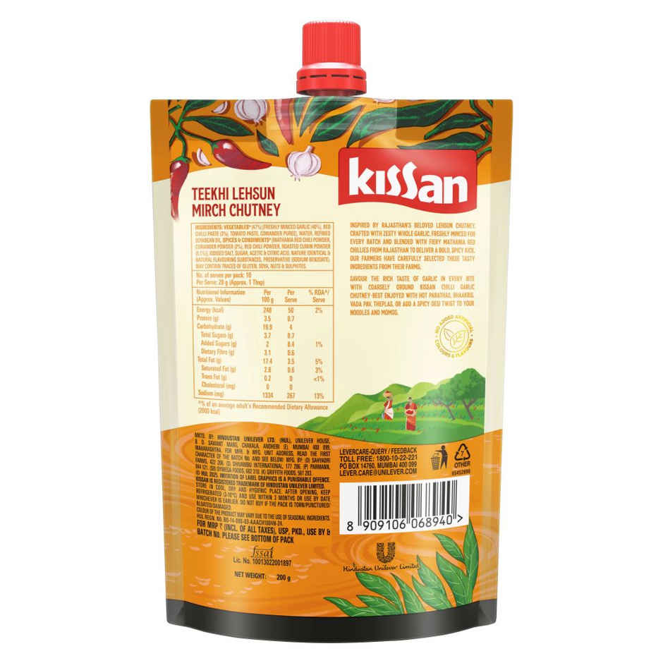 Kissan Teekhi Lehsun Mirch Chutney Doy