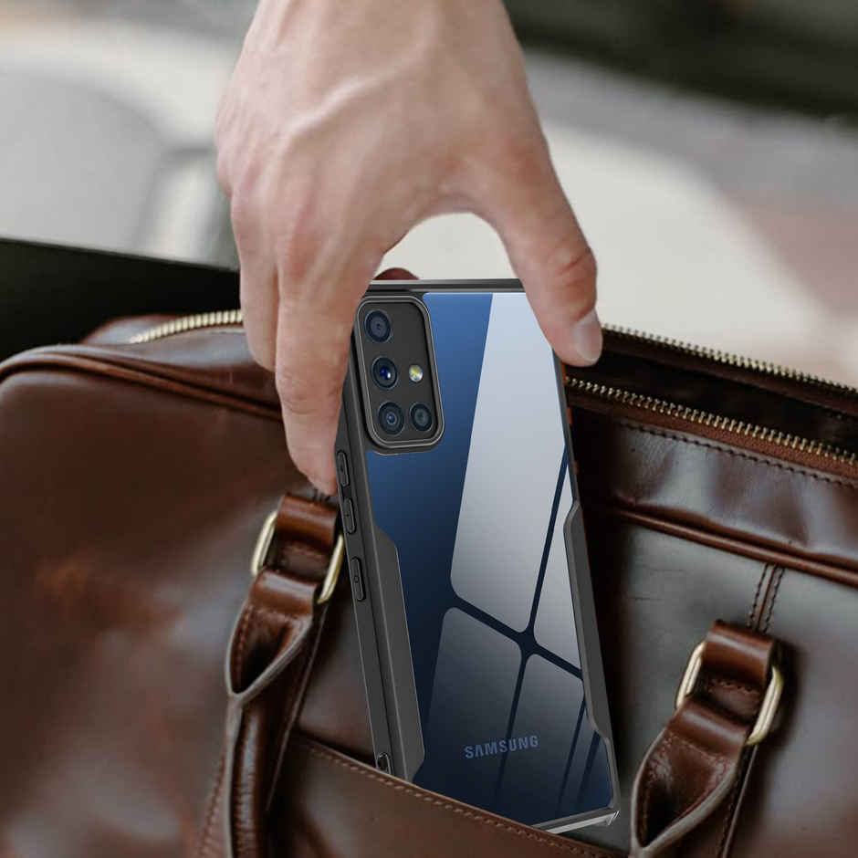 Artistque Case for Samsung Galaxy M51 Back Cover | Transparent Shockproof TPU Cover