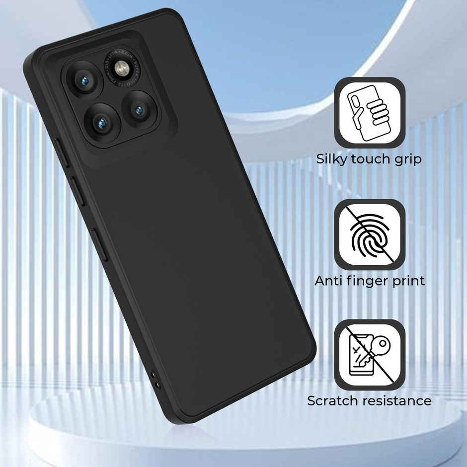 Artistque Case For Motorola G67 Power / G57 Power 5G Back Cover | Plain Liquid Silicone Cover