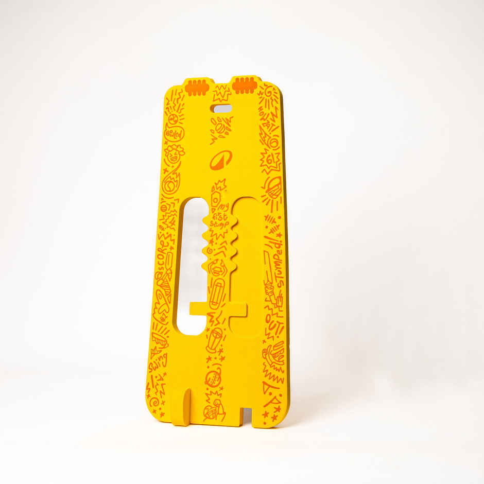 Decathlon FLX Self Assembling Foam Cricket Stumps | Yellow