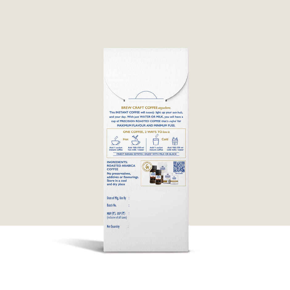 Keya Instant Coffee Sachets | Only Arabica | Freshly Roasted