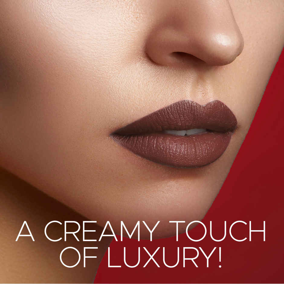 Hilary Rhoda Creamy Touch Lipstick | Infused with Olive Oil, Shea Butter(Rosewood - Shade 03)