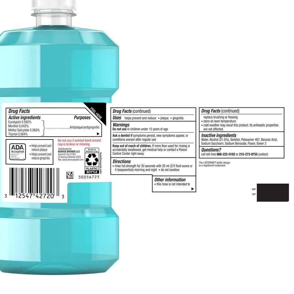 Listerine Cool Mint Taste Mouthwash Combo