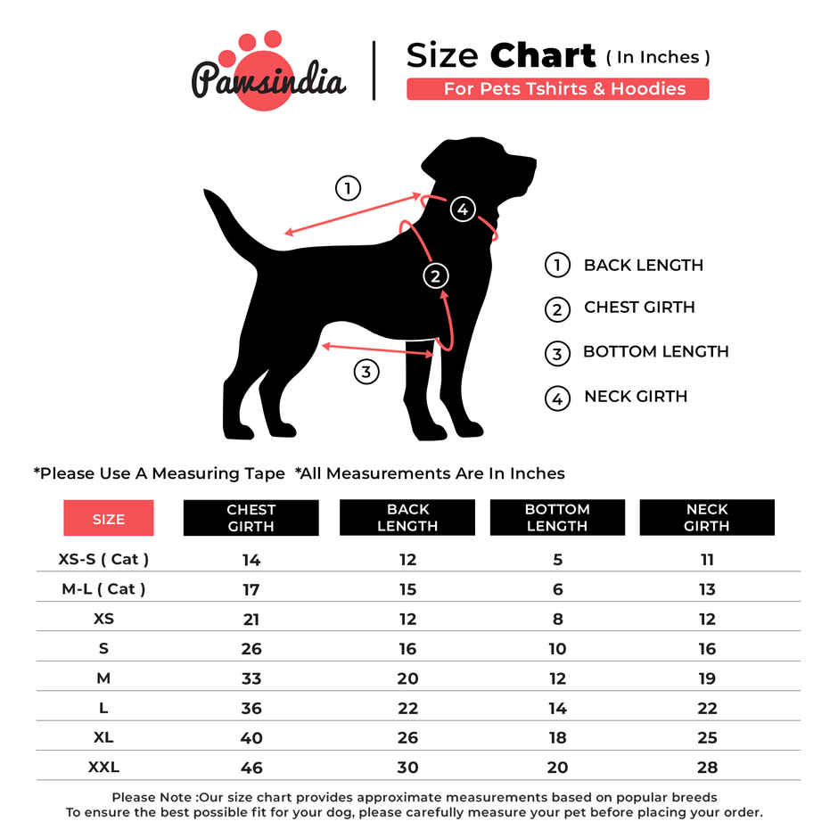 Pawsindia Dog Hoodie - Cuddle Weather | L - Red
