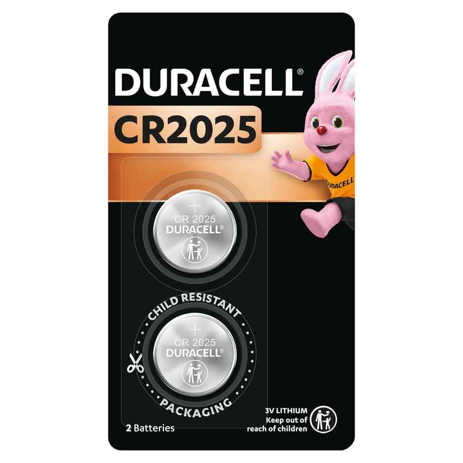 Duracell 2025 Lithium Coin Battery |Pack of 2