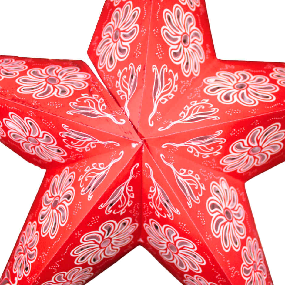 Star Kandil/ Lantern Assorted Design & Colour 15.5 Inch