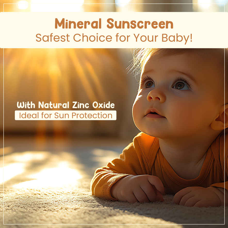Mother Sparsh Simply Unscented Sunscreen For Babies With Spf 50