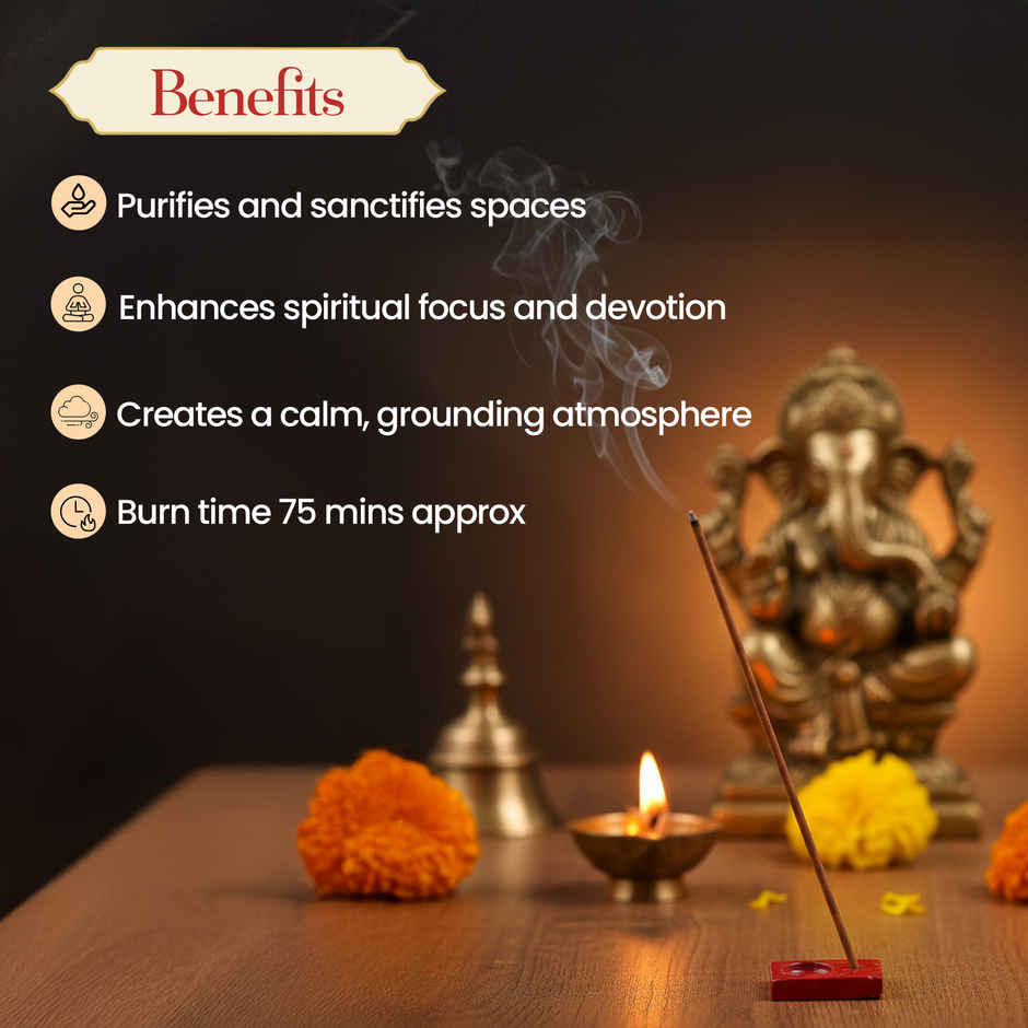 Pujashree Bambooless Agarbatti Nagchampa | 8 Inches