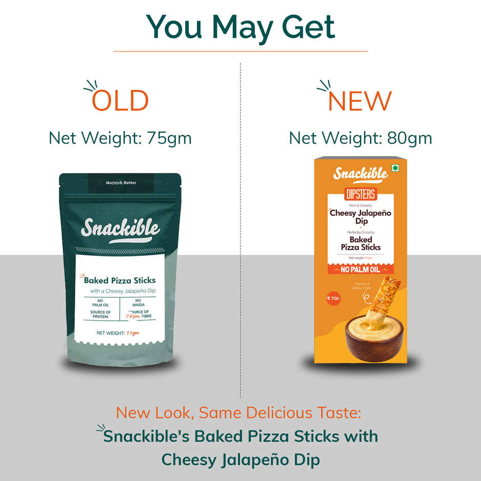 Snackible Baked Pizza Sticks with a Cheesy Jalapeno Dip | No Maida