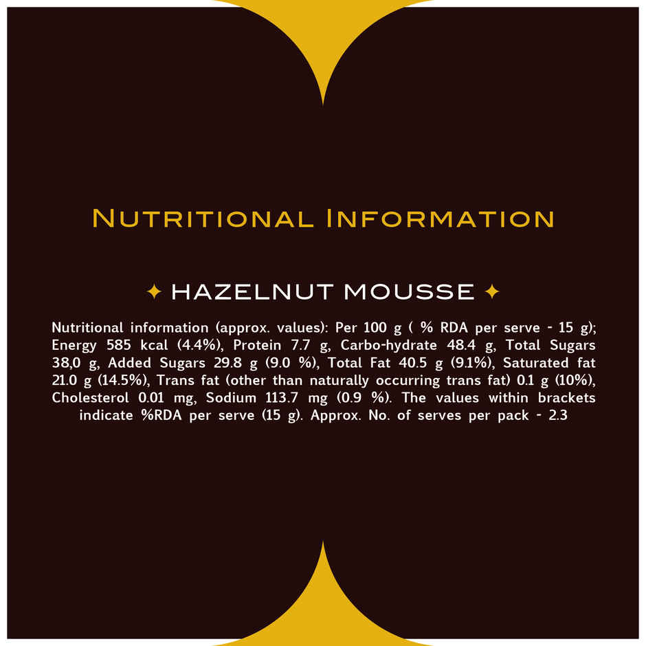 Fabelle Hazelnut Handcrafted Chocolate Truffles | Inspired by Classic Desserts | Assorted