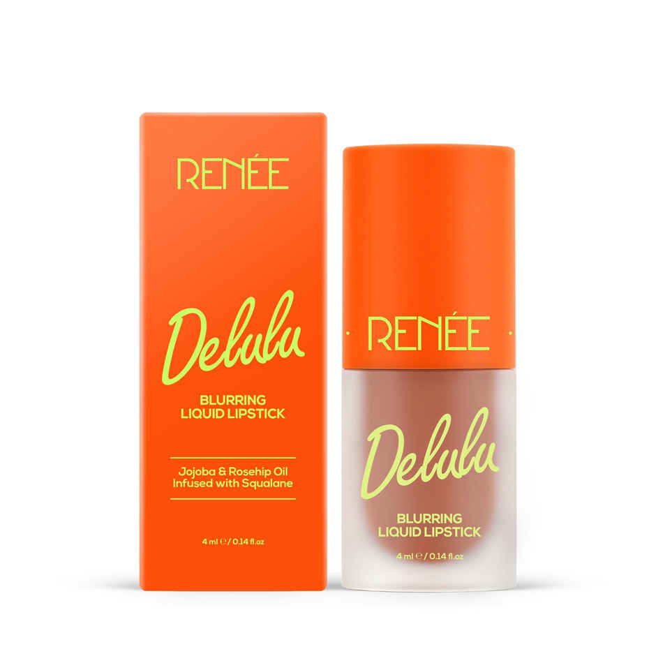 RENEE Delulu Blurring Matte Liquid Lipstick With Jojoba Oil & Rosehip Oil Coral Chemistry