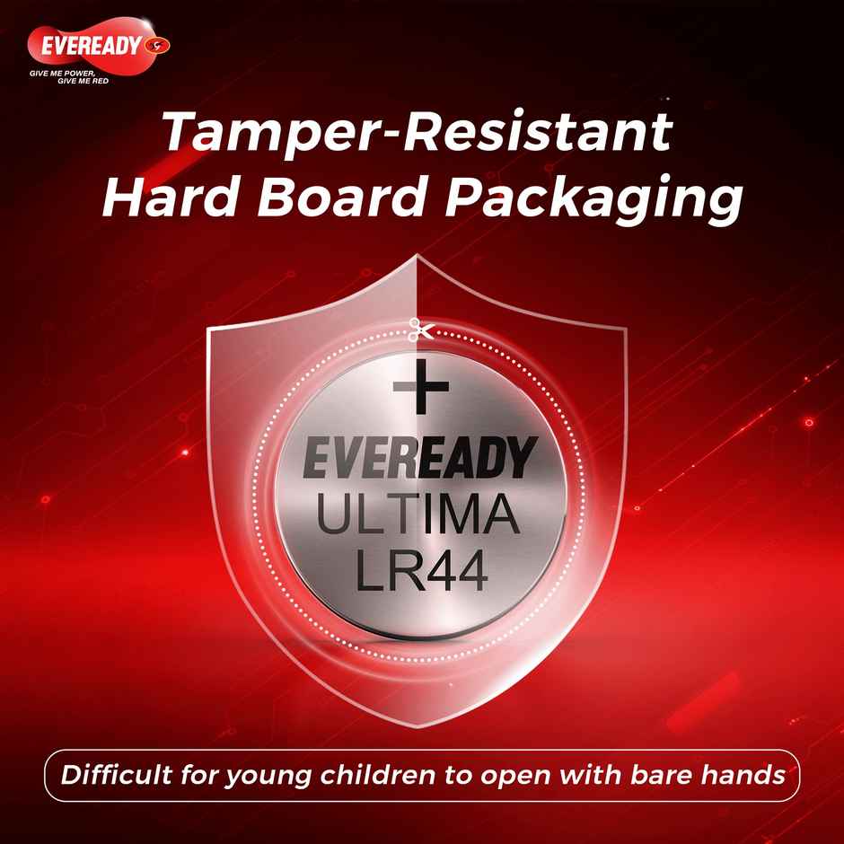 Eveready Ultima Lithium Coin Battery | 1.5V | LR44