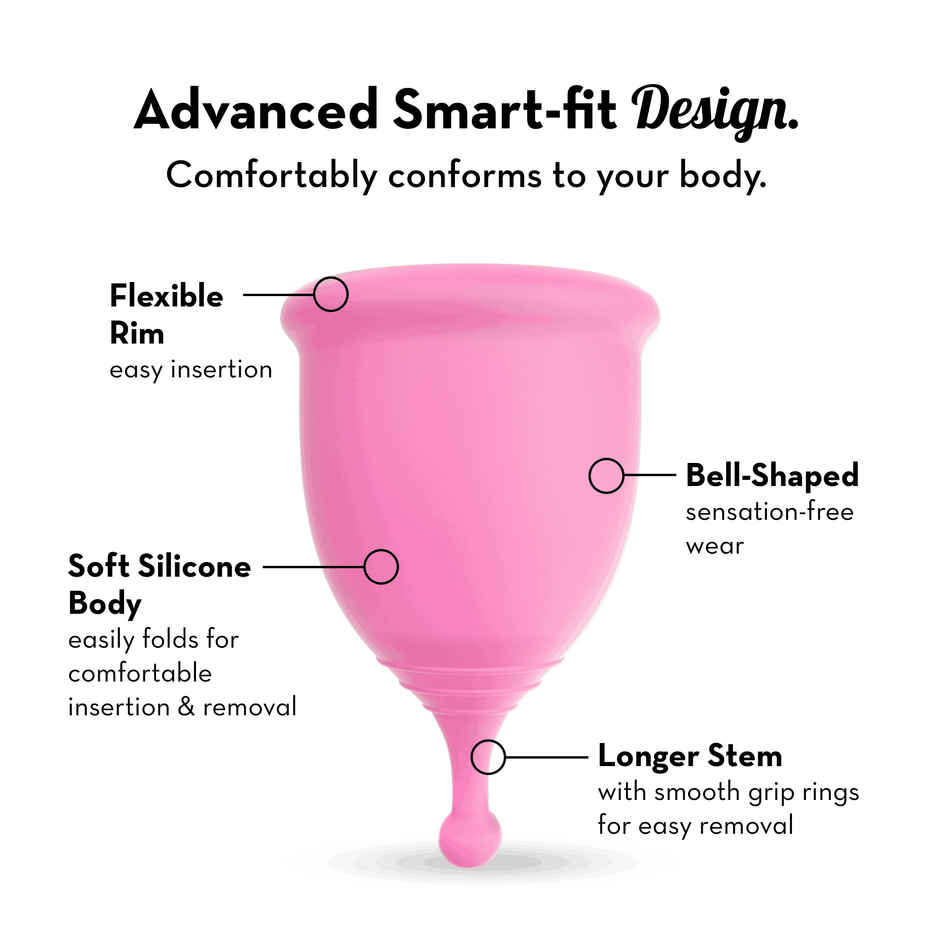 Plush Reusable Menstrual Cup-Small 100% Skin Friendly