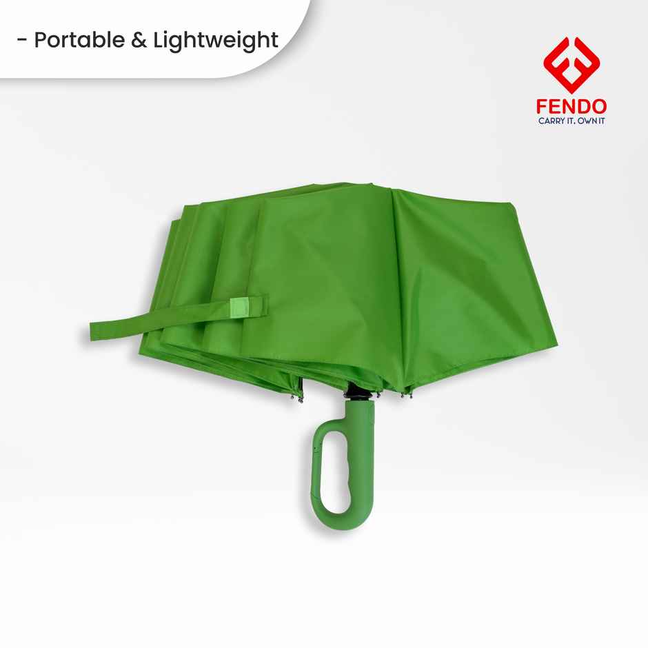 Fendo Clutch Umbrella | Green | 20 Inch | 3 Fold