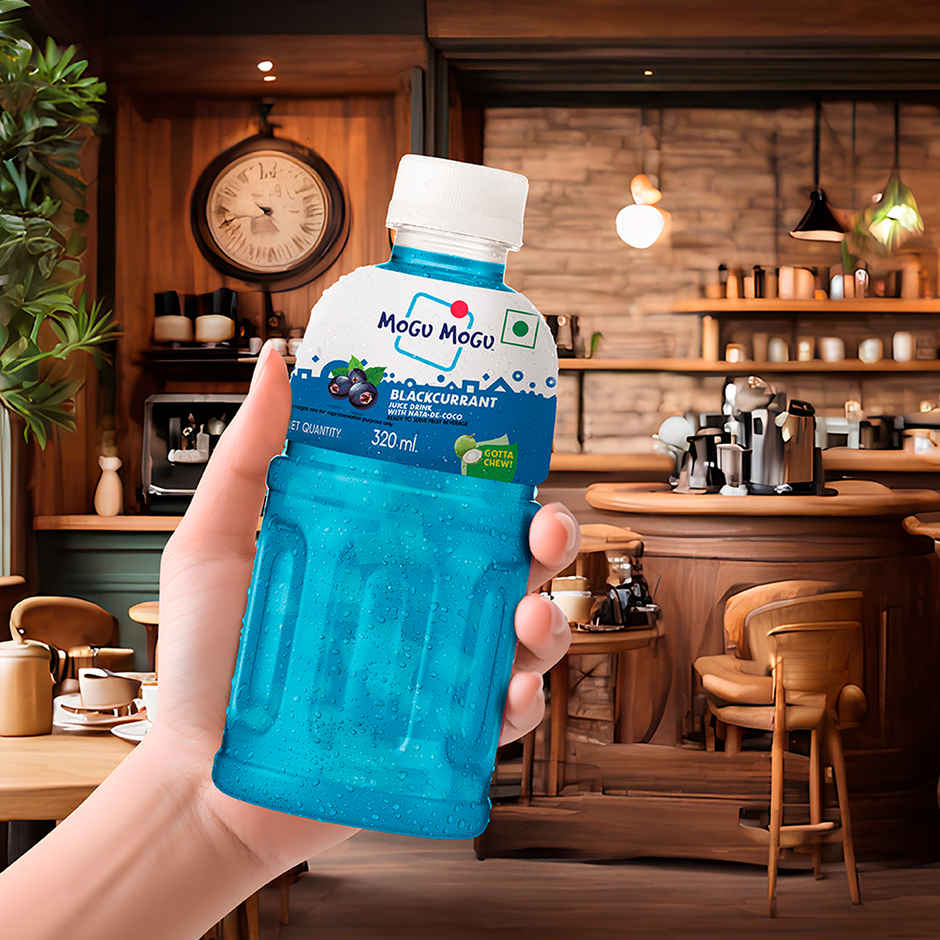 Mogu Mogu Blackcurrant Fruit Drink with Nata de Coco